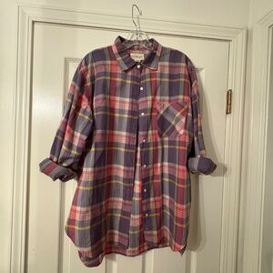 Ralph Lauren Denim & Supply madras L shirt.